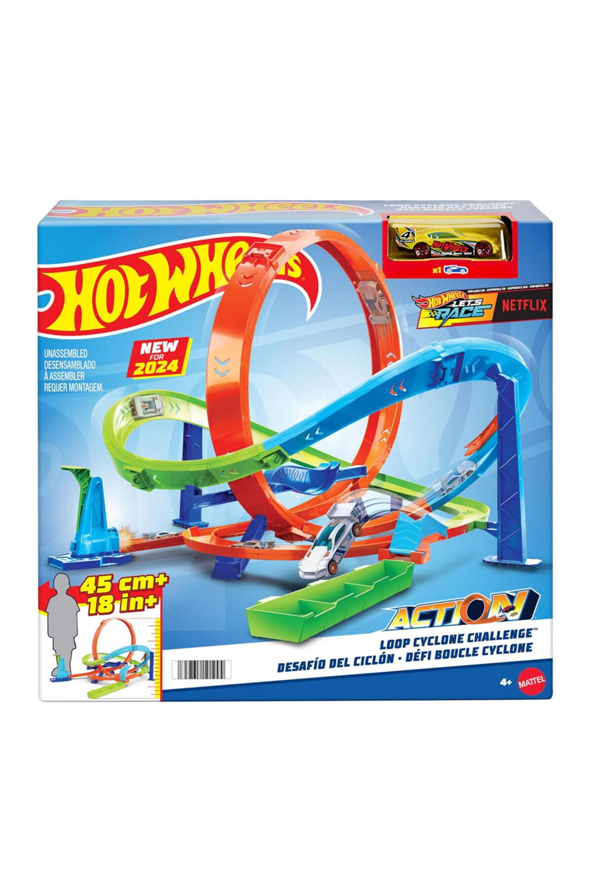 HOT WHEELS Bumerang Çemberli Yarış Pisti HTK16
