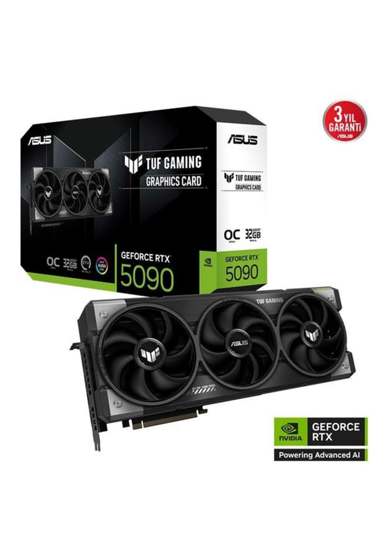 ASUS 32GB TUF GAMING RTX5090-032G GDDR7 512bit HDMI DP PCIe 5.0