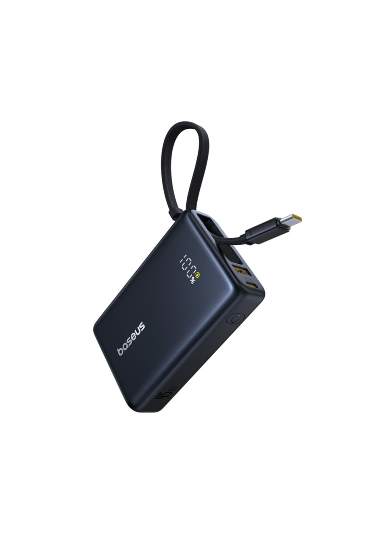 Baseus PicoGo Digital Göstergeli Süper Hızlı 10000mAh 45W Laptop Şarj edebilen Powerbank Siyah