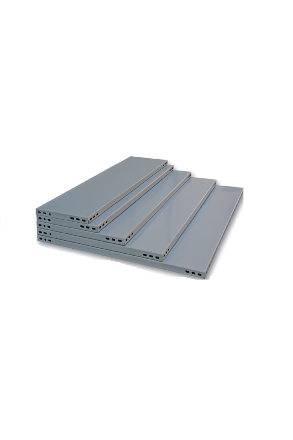 RafBurada 1 Adet Galvaniz Çelik Raf Tablası - Depo, Arşiv, Kiler, Dosya, Market Rafı 43x60 cm-0.70 mm