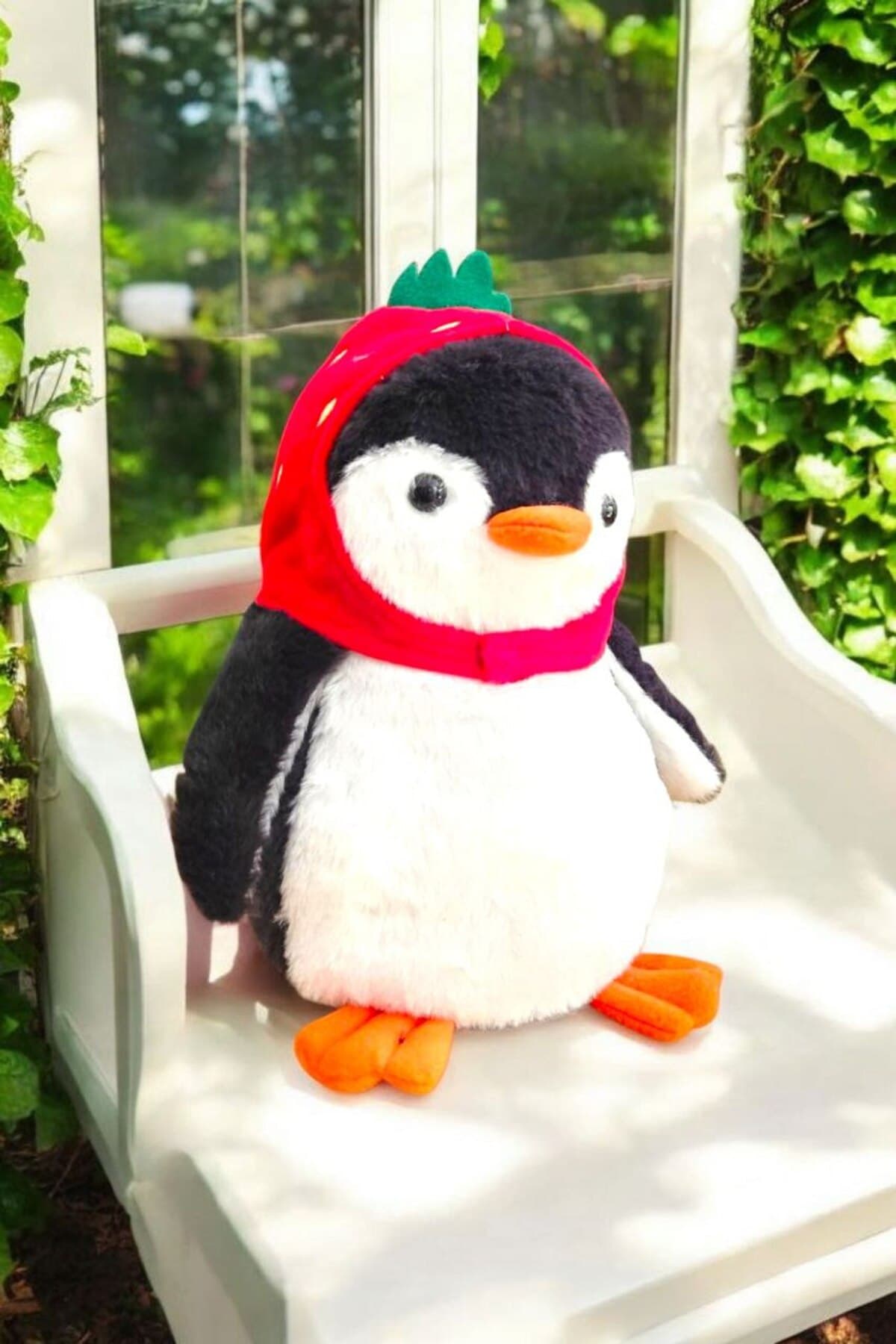 Mellito Çilek Pingu Uyku Arkadasi Ve Siyah Sevimli Penguen Pelus Oyuncak Yastık