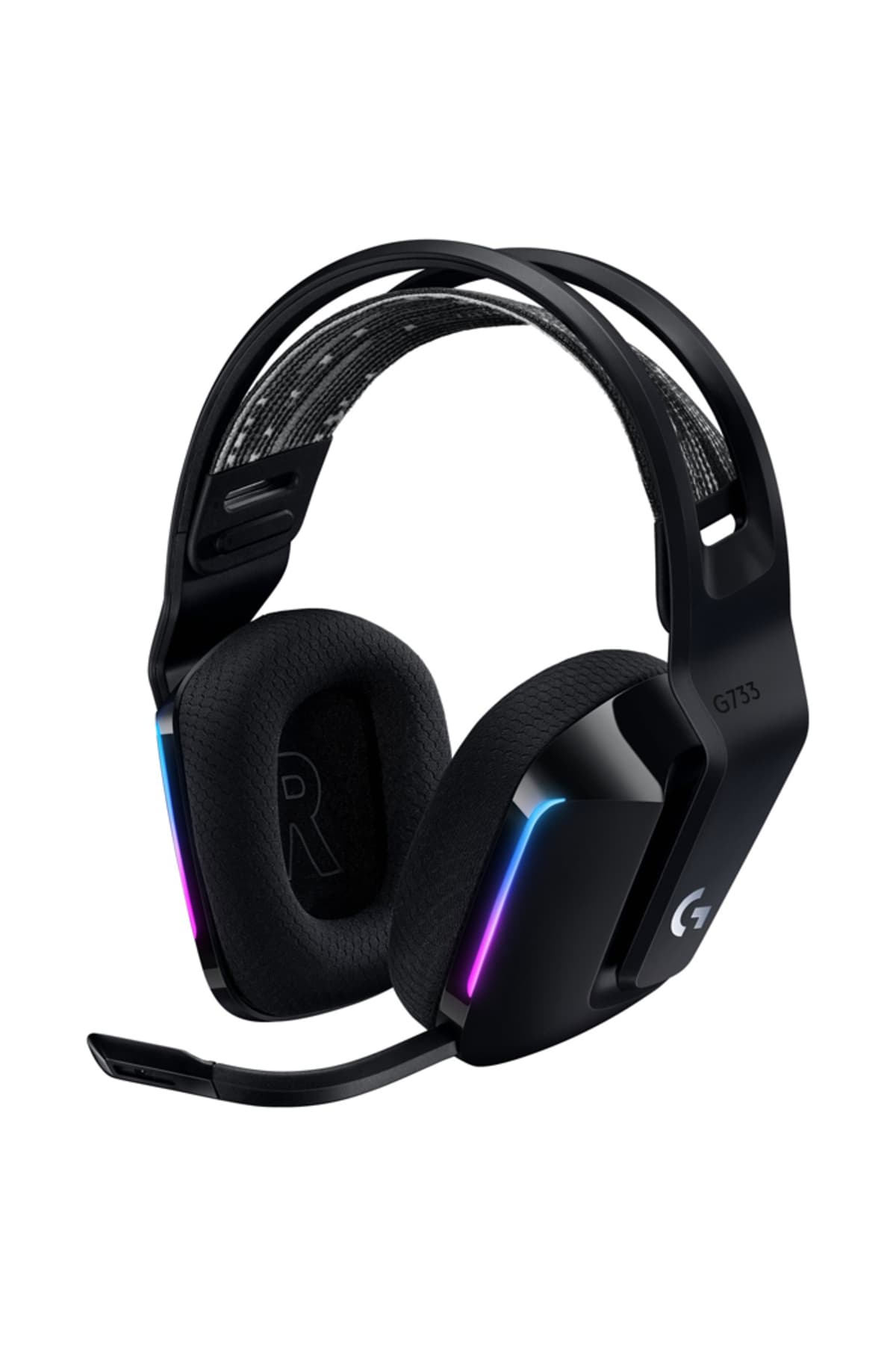 logitech G733 Black 7.1 Surround Rgb Mikrofonlu Lightspeed Kablosuz Gaming Oyuncu Kulaklığı 981-000864
