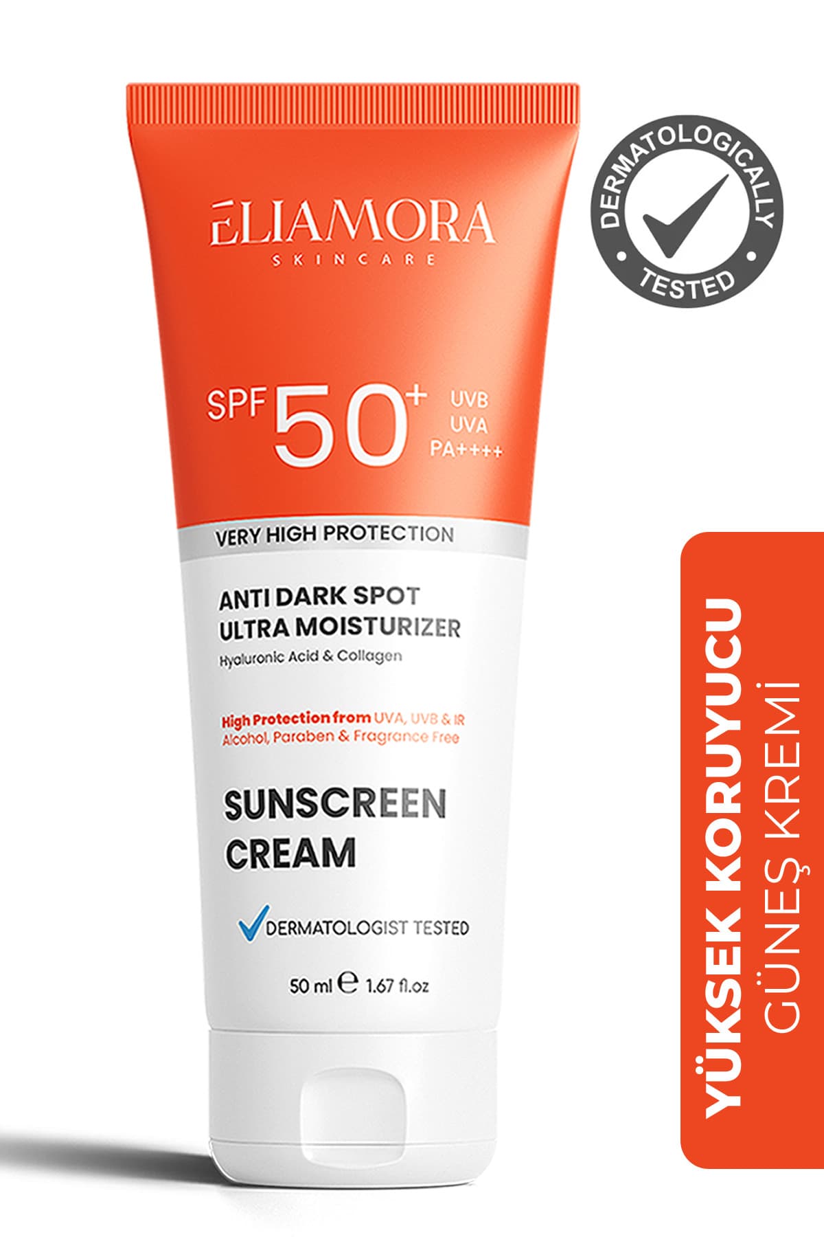 eliamora Yoğun Leke Karşıtı +50 Spf Güneş Kremi