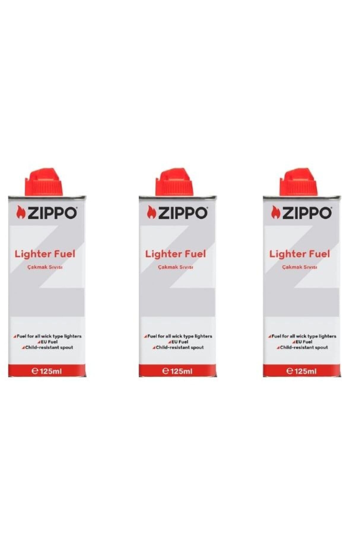 Zippo 3 Adet 125 ml Çakmak Benzini 3141-3