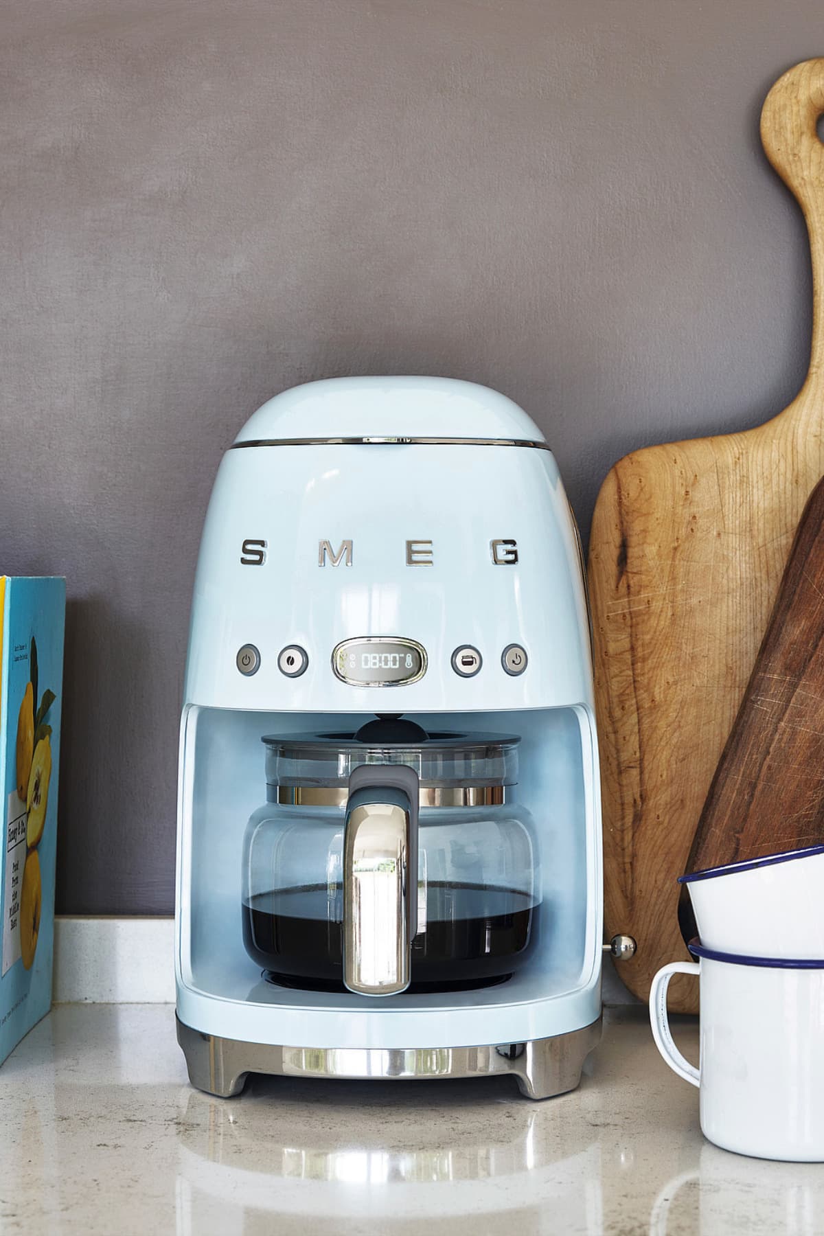 Smeg 50's Style Retro Pastel Mavi Filtre Kahve Makinesi Dcf02pbeu
