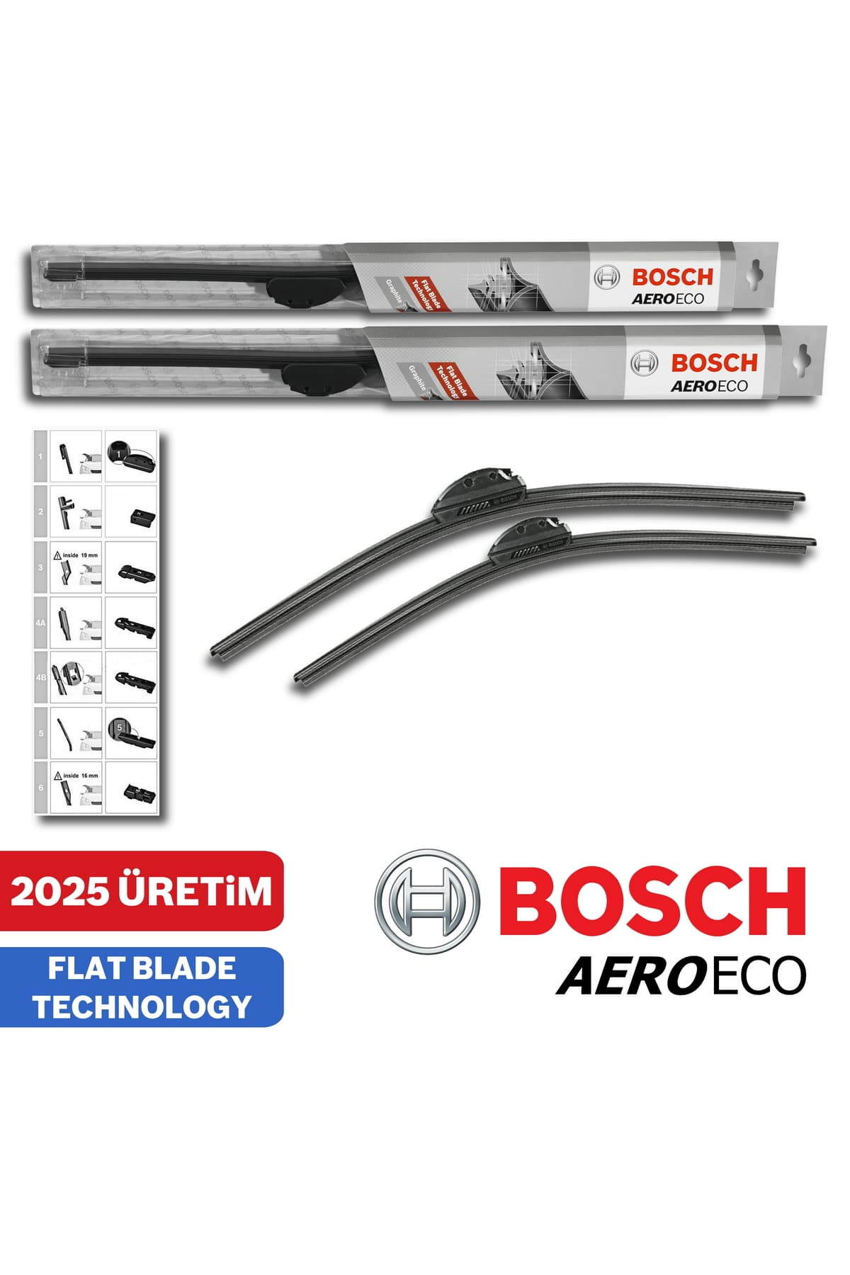 Bosch Focus 3 Muz Silecek 2012-2019 Aeroeco