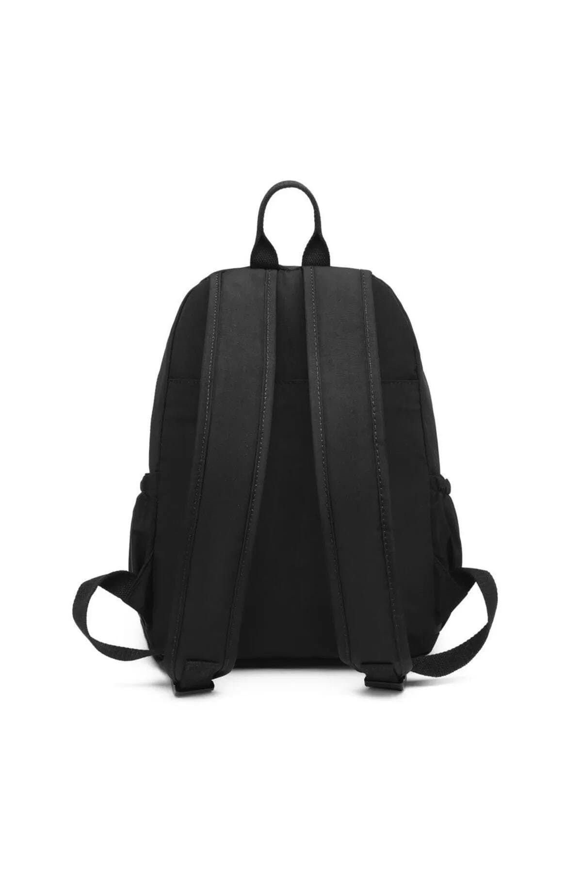 Smart Bags Orta Boy Krinkıl Kumaş Kadın Sırt Çantası BC 1187 - Siyah