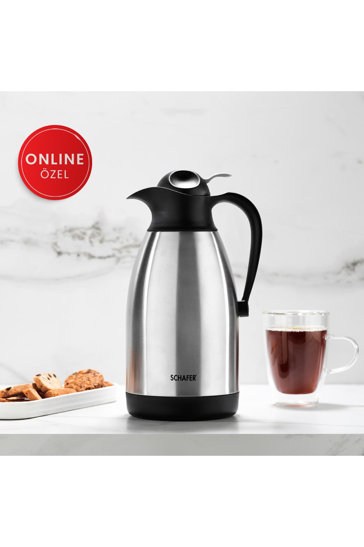 Schafer Kitchenhouse Termos 2 L-Inox