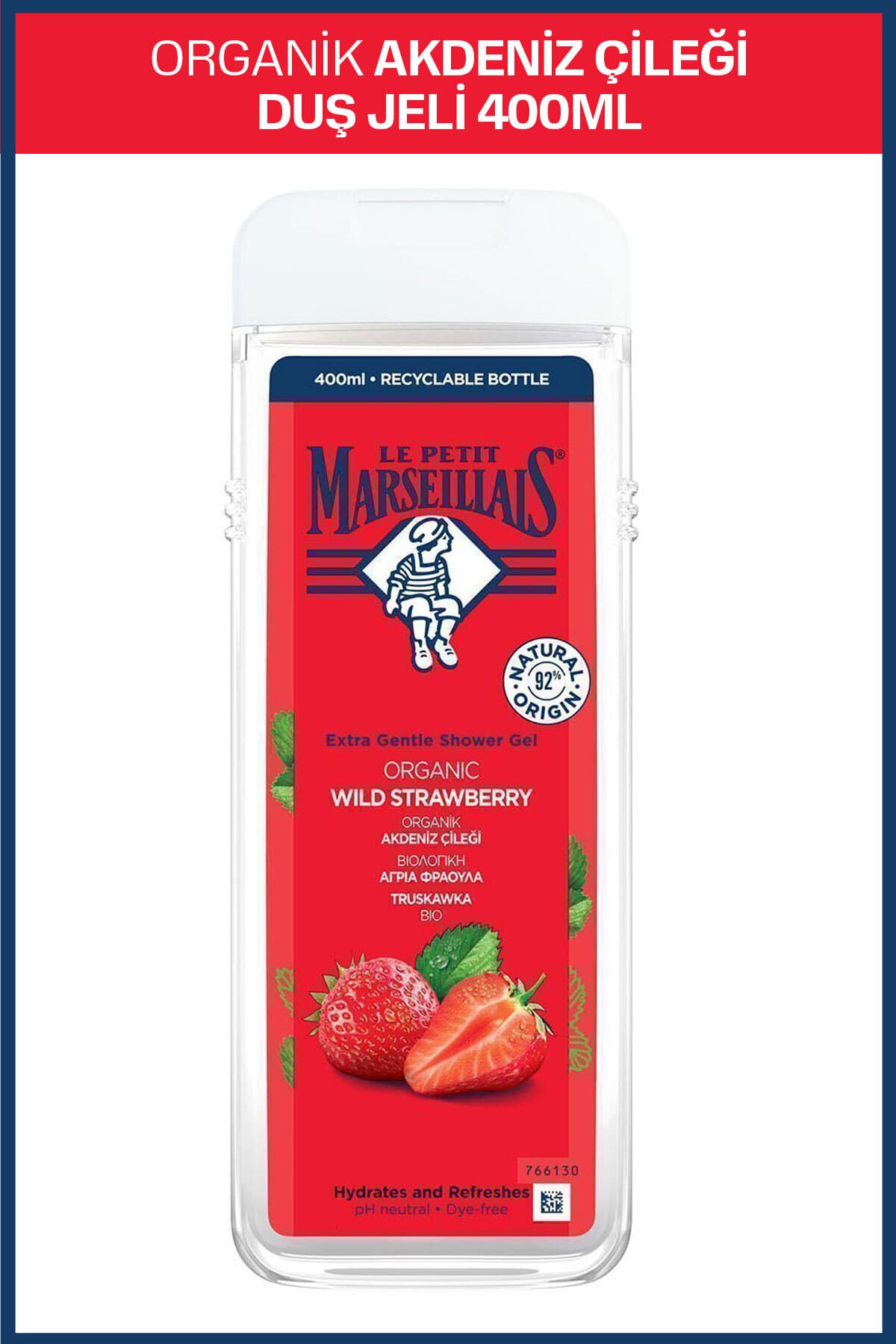 Le Petit Marseillais Duş Jeli Akdeniz Çileği 400 ml