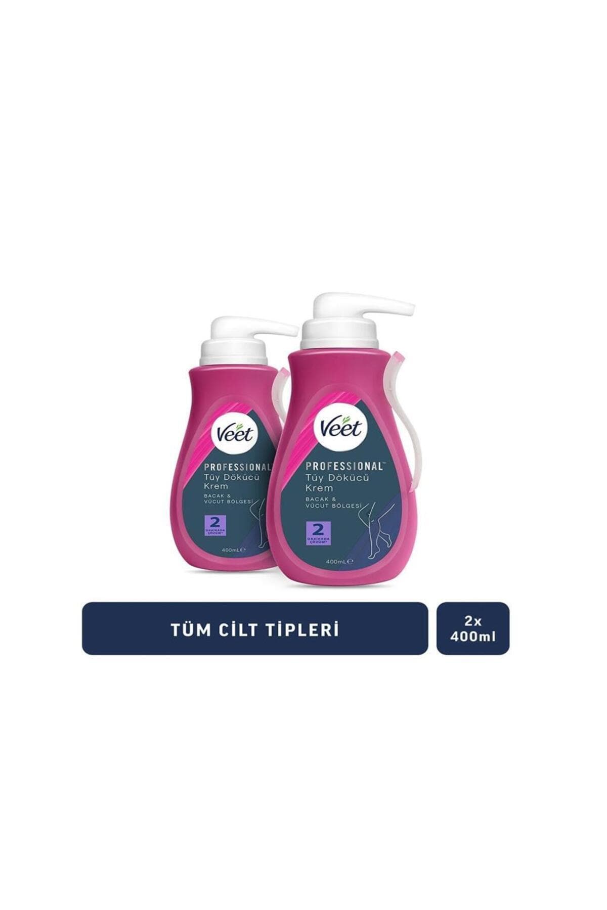 Veet 400 Ml Hassas Tüy Dökücü Krem 2’Li Paket
