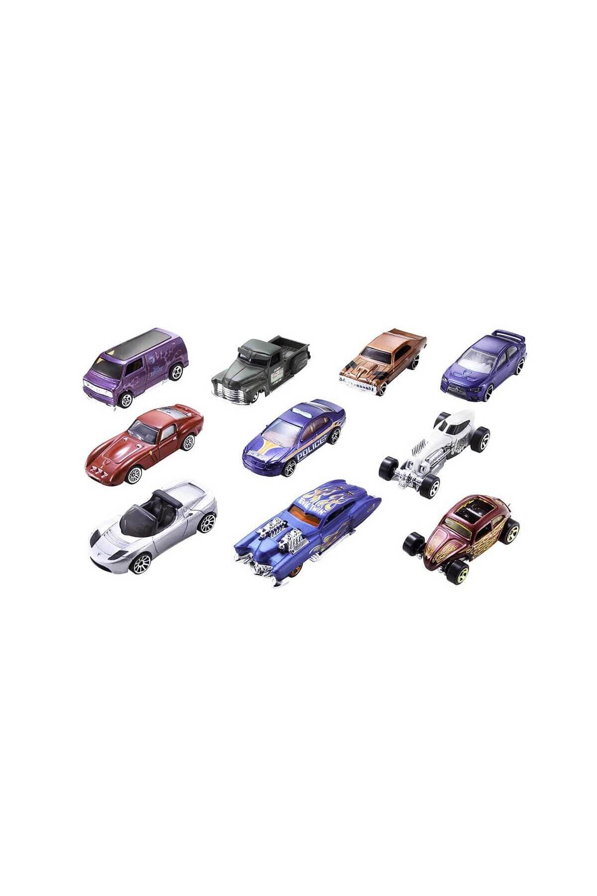 HOT WHEELS 10'lu Araba - Karışık