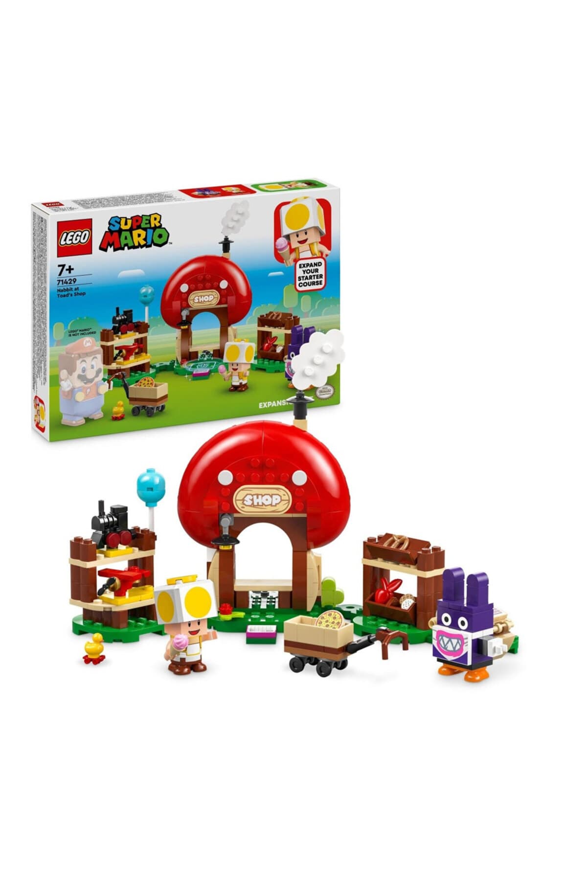 LEGO Super Mario Nabbit Toad'Un Dükkanında Ek Macera Seti 71429