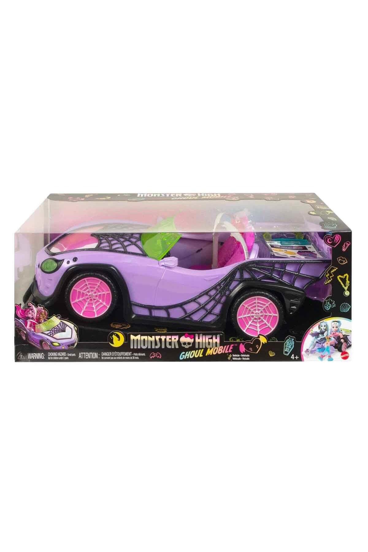 Barbie Orjinal Monster High Acayip Havalı Gösterişli Araba Ghoul Mobile