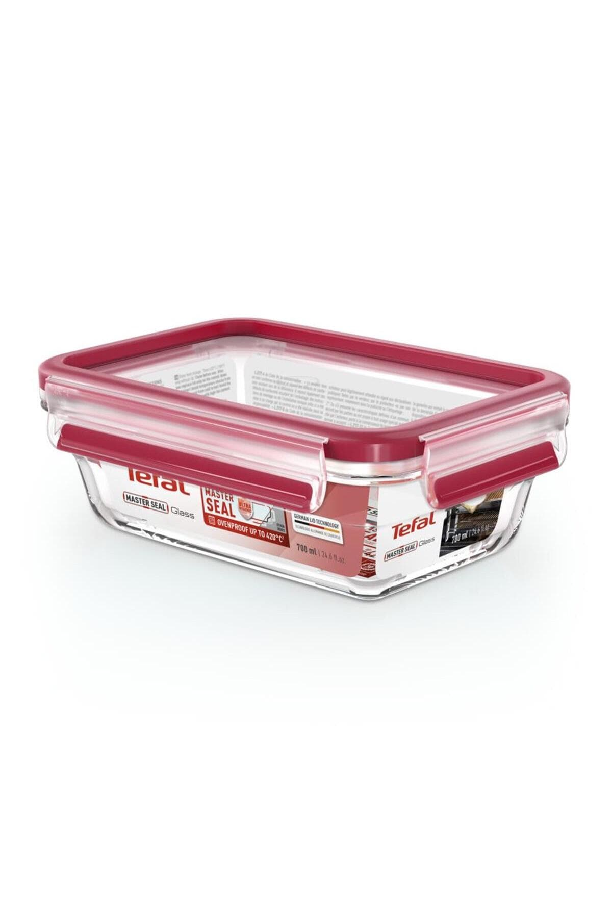 TEFAL Masterseal Fresh 0,7 Litre Cam Saklama Kabı - Kırmızı