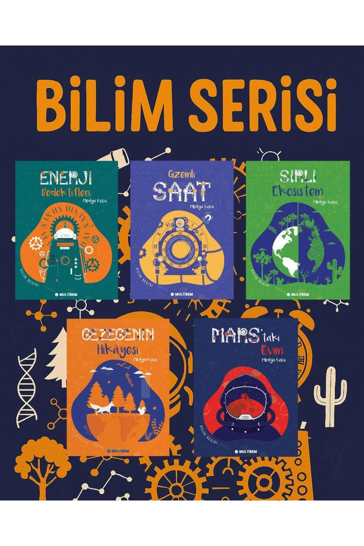 Multibem Yayınları BİLİM SERİSİ - İLKOKUL OKUMA KİTAPLARI - 5Lİ SET
