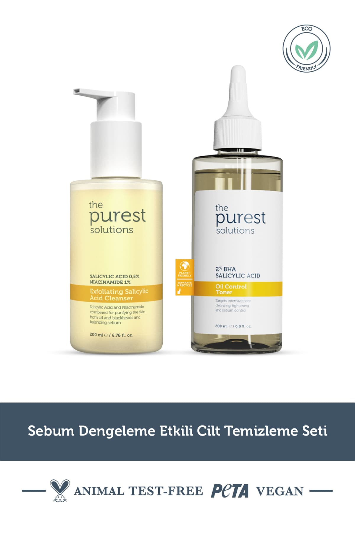 The Purest Solutions Sebum Dengeleme Etkili Cilt Temizleme Seti