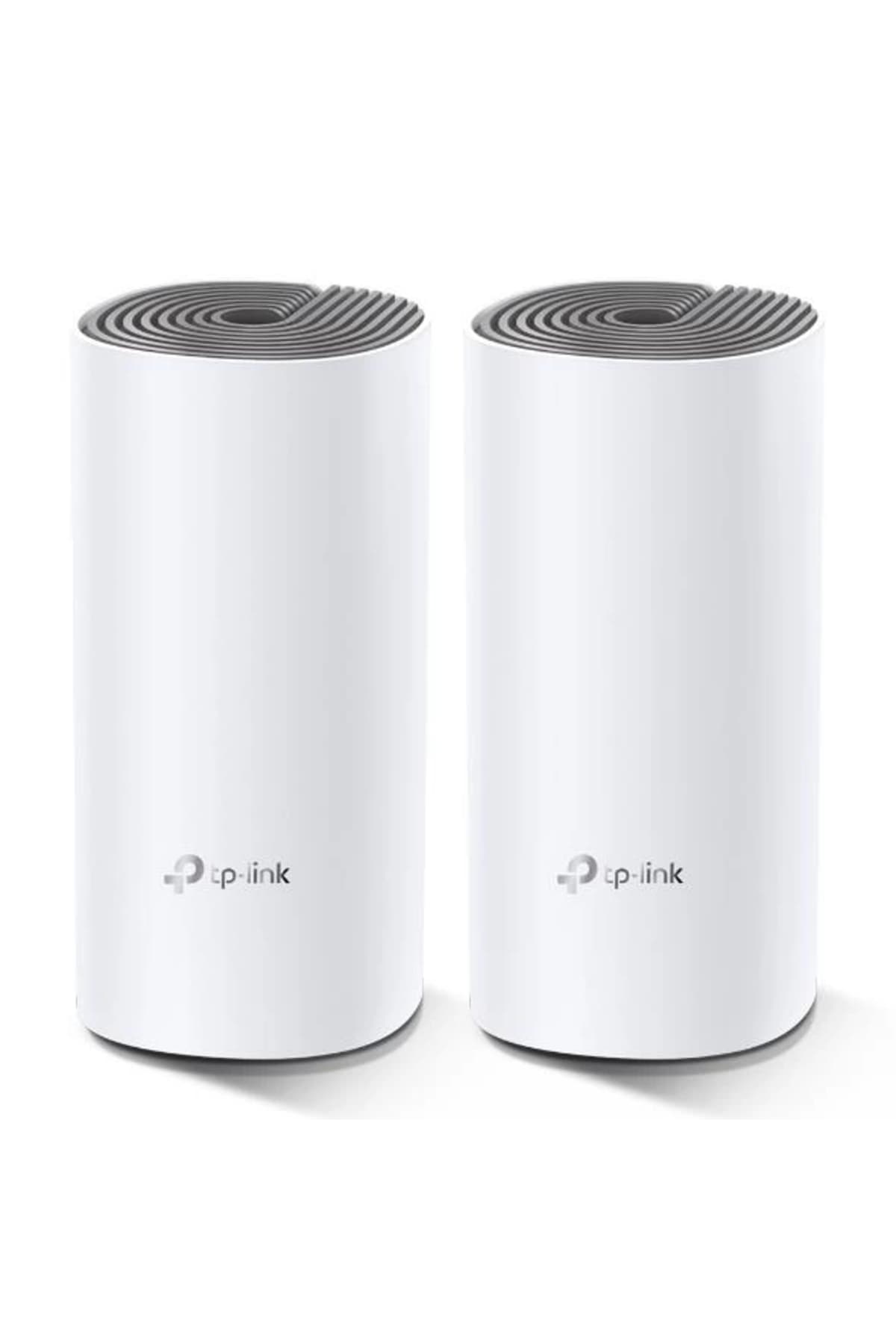 Tp-Link Deco E4(2-Pack) | Wi-Fi 5 Mesh Sistemi | AC1200 Mbps | Fiber Uyumlu | Çift Bant | 100 Mbps Port