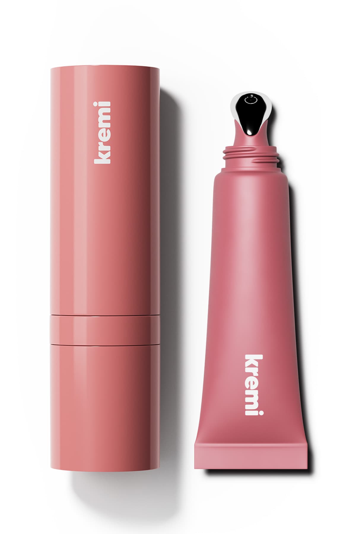 Kremi Kiss&Blush l Lip Balm I Allık Parlatıcı I Seramid Peptit I Pembe I Makyaj Set
