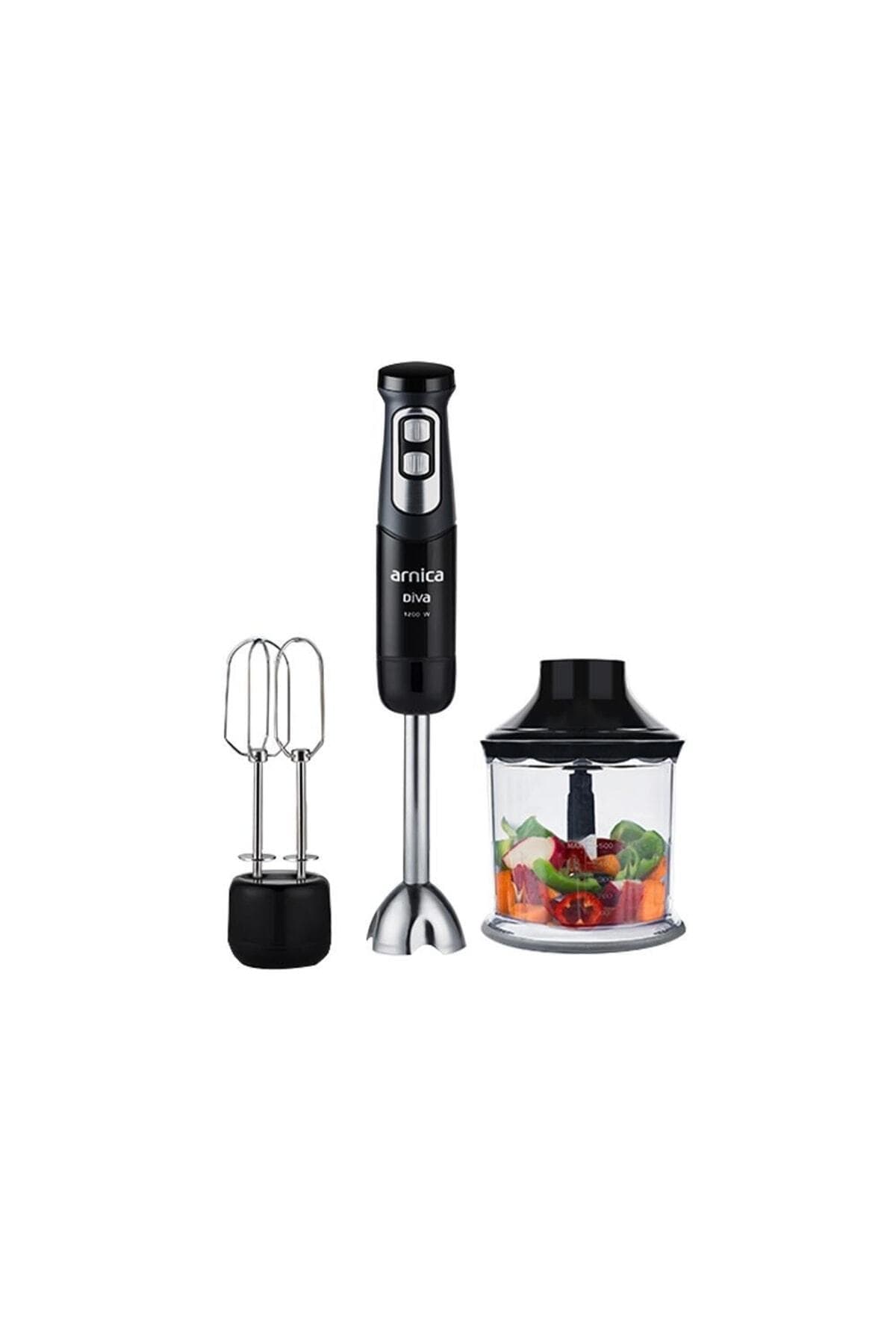 Arnica Diva Blender Seti Siyah GH21595