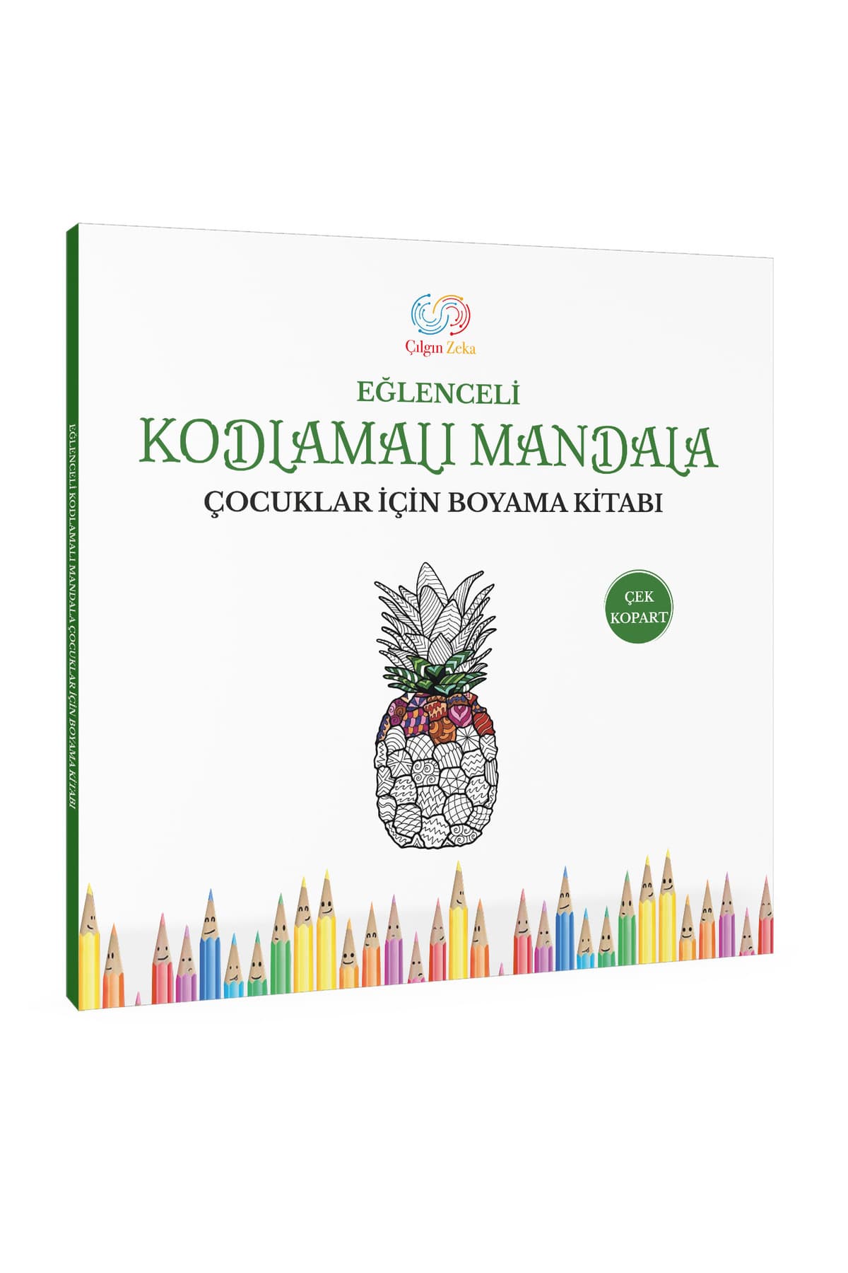 Çılgın Zeka Eğlenceli Kodlamalı Mandala Çocuklar İçin Mandala Kitapları Mandala Boyama Kitabı