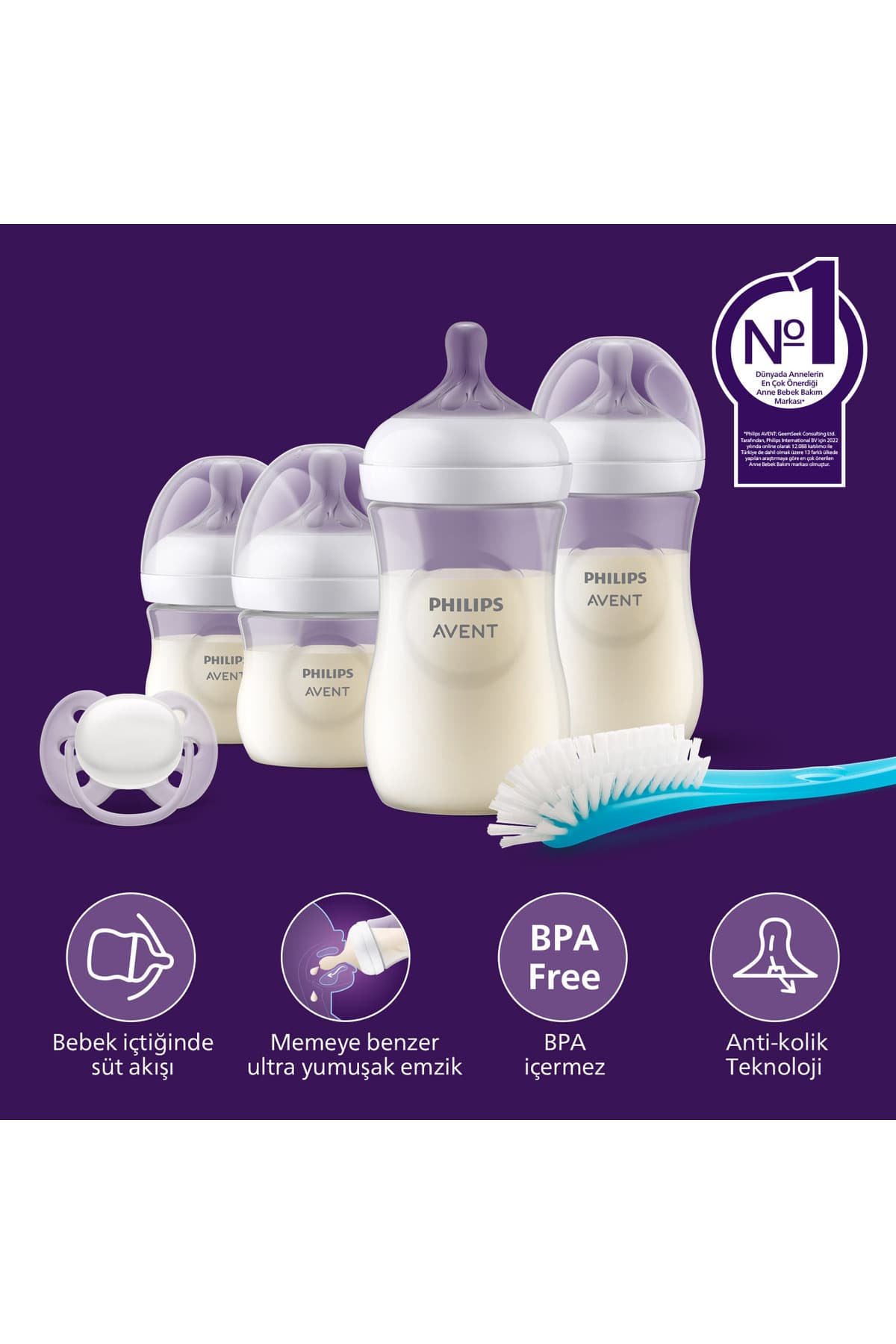 Philips Avent Natural Response Yenidoğan Seti Scd838/11