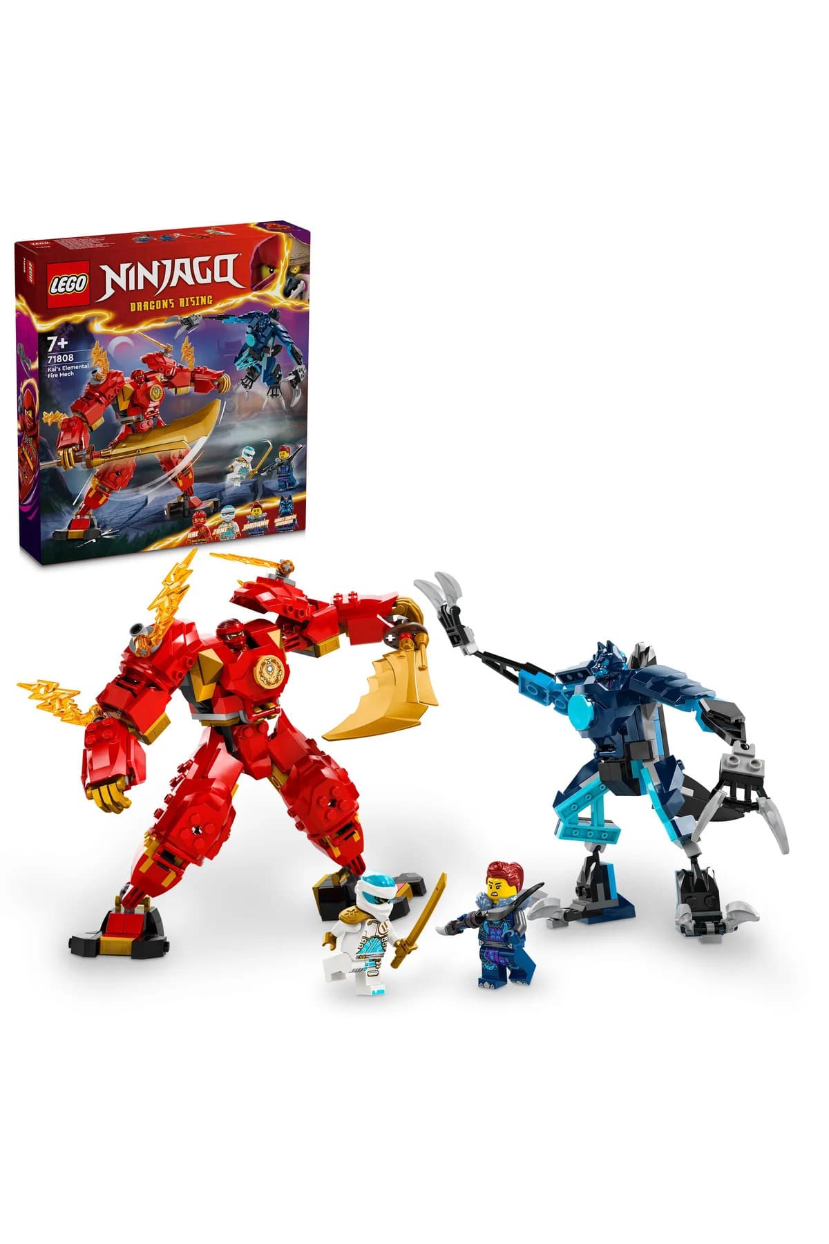 LEGO ® NINJAGO® Kai'nin Ateş Elementi Robotu 71808 - 7+ Oyuncak Yapım Seti (322 Parça)