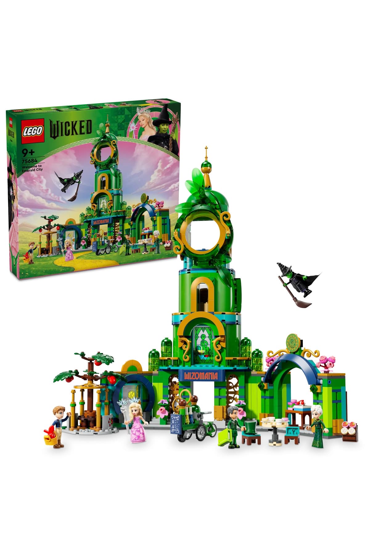 LEGO ® Wicked Emerald City’ye Hoş Geldiniz 75684 - 9+ Çocuklar için Yaratıcı Oyuncak Yapım Seti (945P)