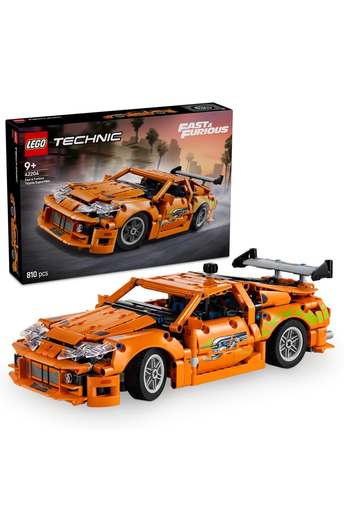 LEGO ® Technic Fast and Furious Toyota Supra MK4 42204 - 9+ Oyuncak Yapım Seti (810 Parça)