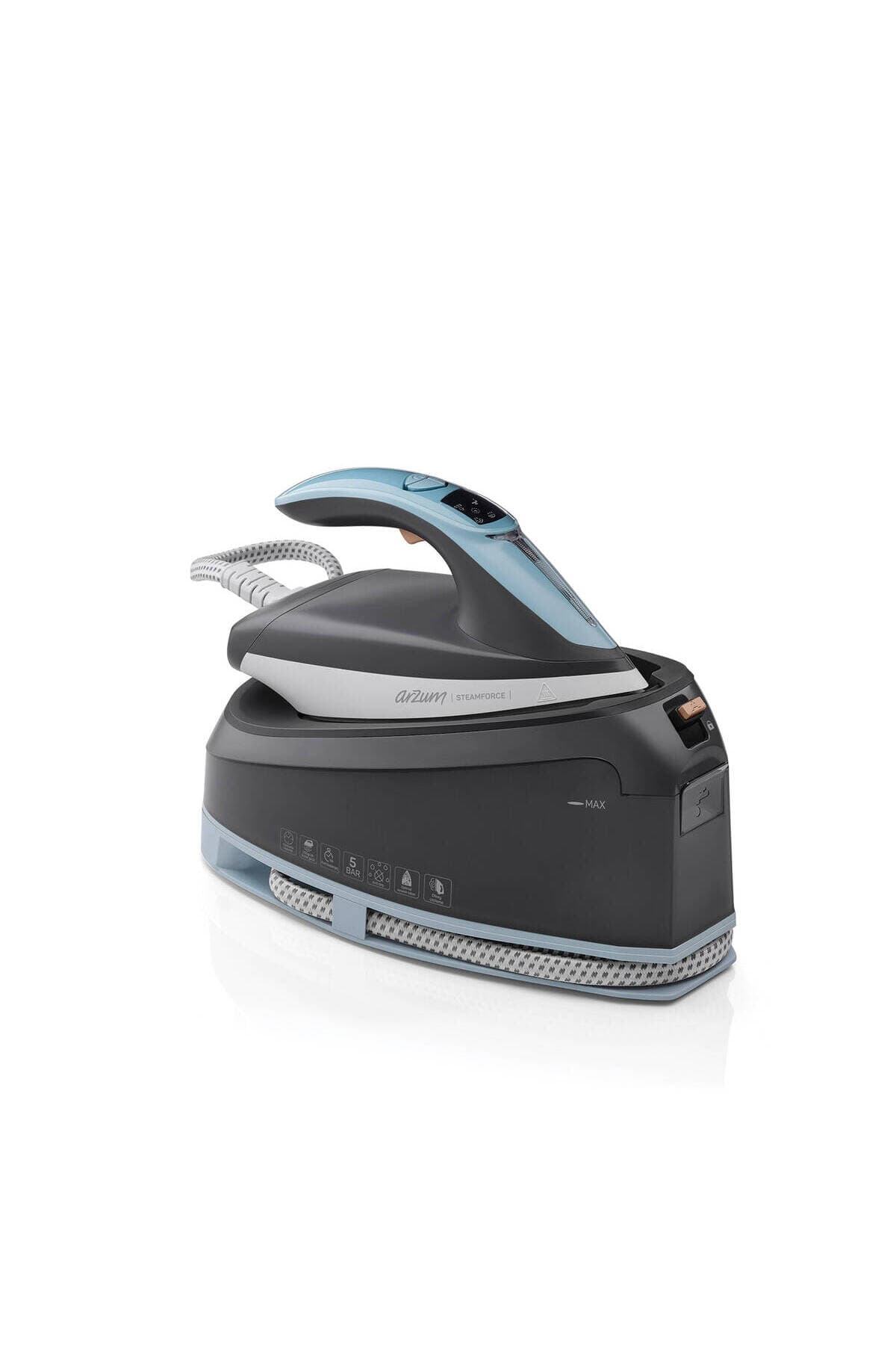 Arzum AR6001 Steamforce Buhar Kazanlı Ütü 2400W, 250 g/dk Buhar Gücü, Misty