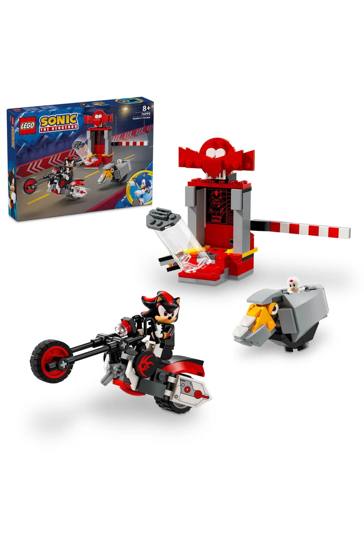 LEGO ® Sonic the Hedgehog™ Shadow the Hedgehog Kaçışı 76995 - 8+ Yaratıcı Oyuncak Yapım Seti (196Pr)
