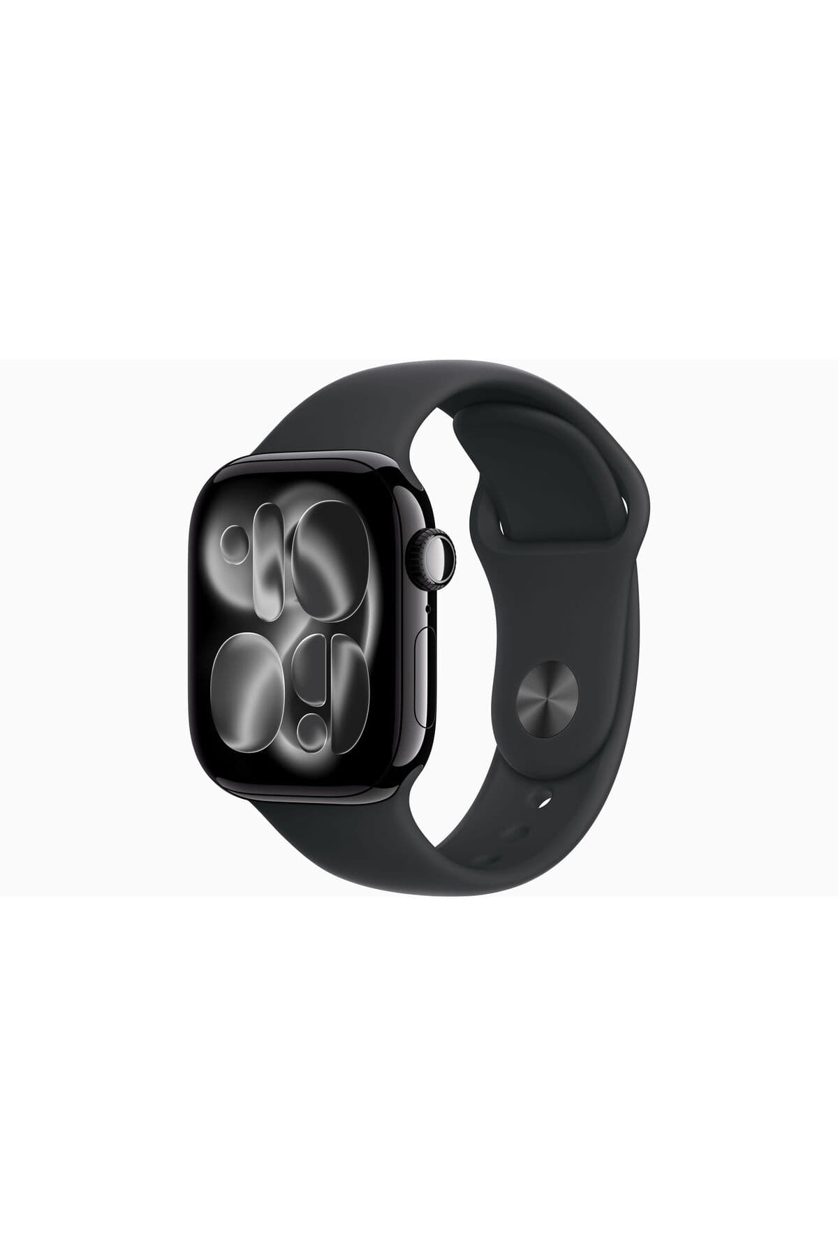 Apple Watch Series 11 GPS, 42 mm Simsiyah Alüminyum Kasa ve Siyah Spor Kordon - S/M