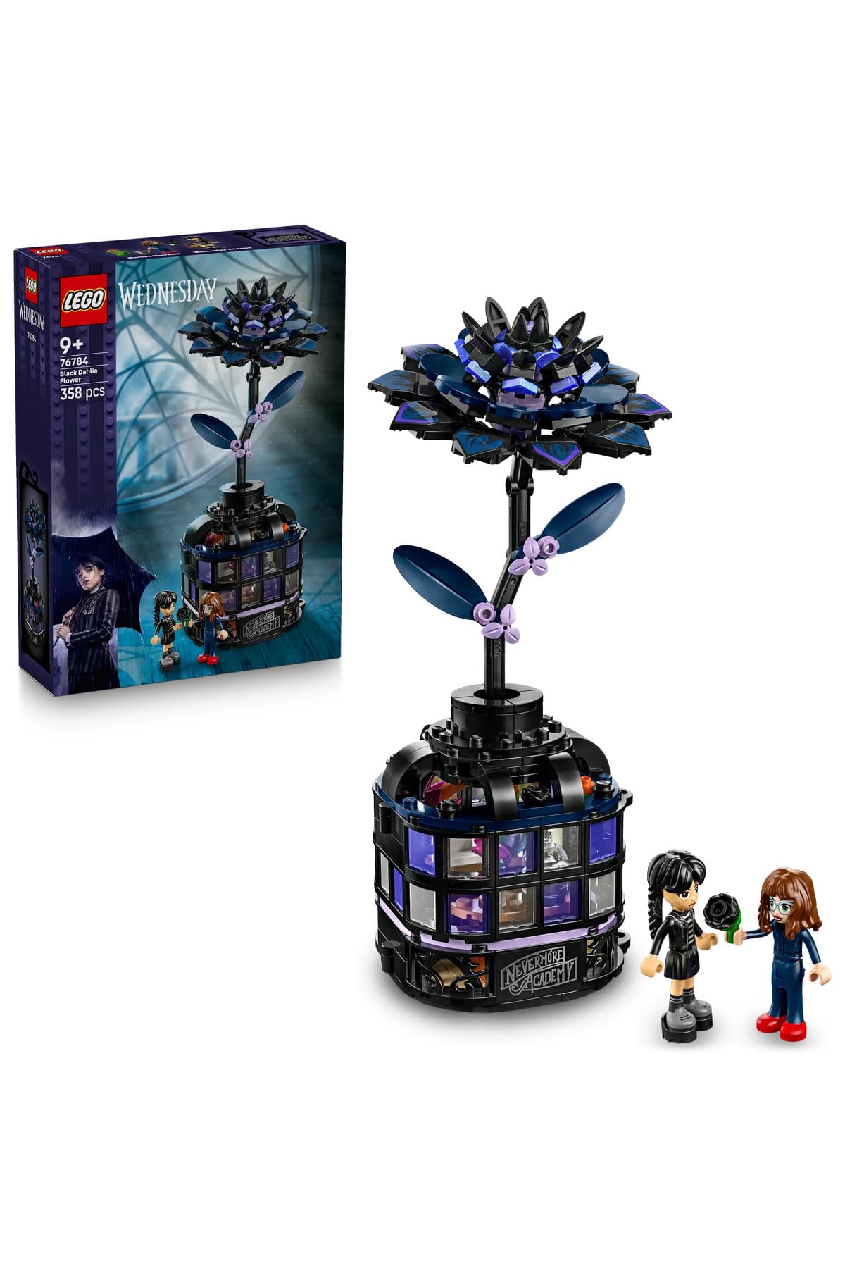 LEGO ® Wednesday Siyah Yıldız Çiçeği 76784 - 9+ Oyuncak Yapım Seti (358 Parça)