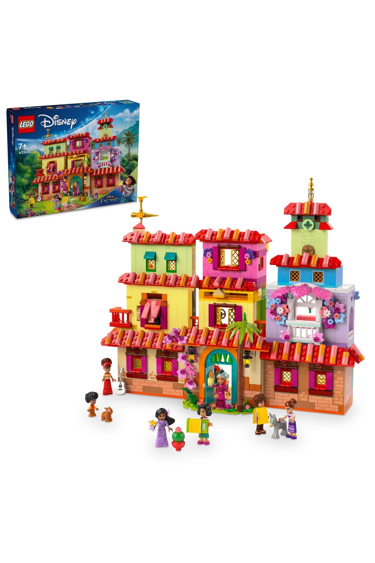 LEGO ® ǀ Disney Enkanto Sihirli Madrigal Evi 43245- 7+ Çocuklar için Yaratıcı Oyuncak Yapım Seti (1560P)