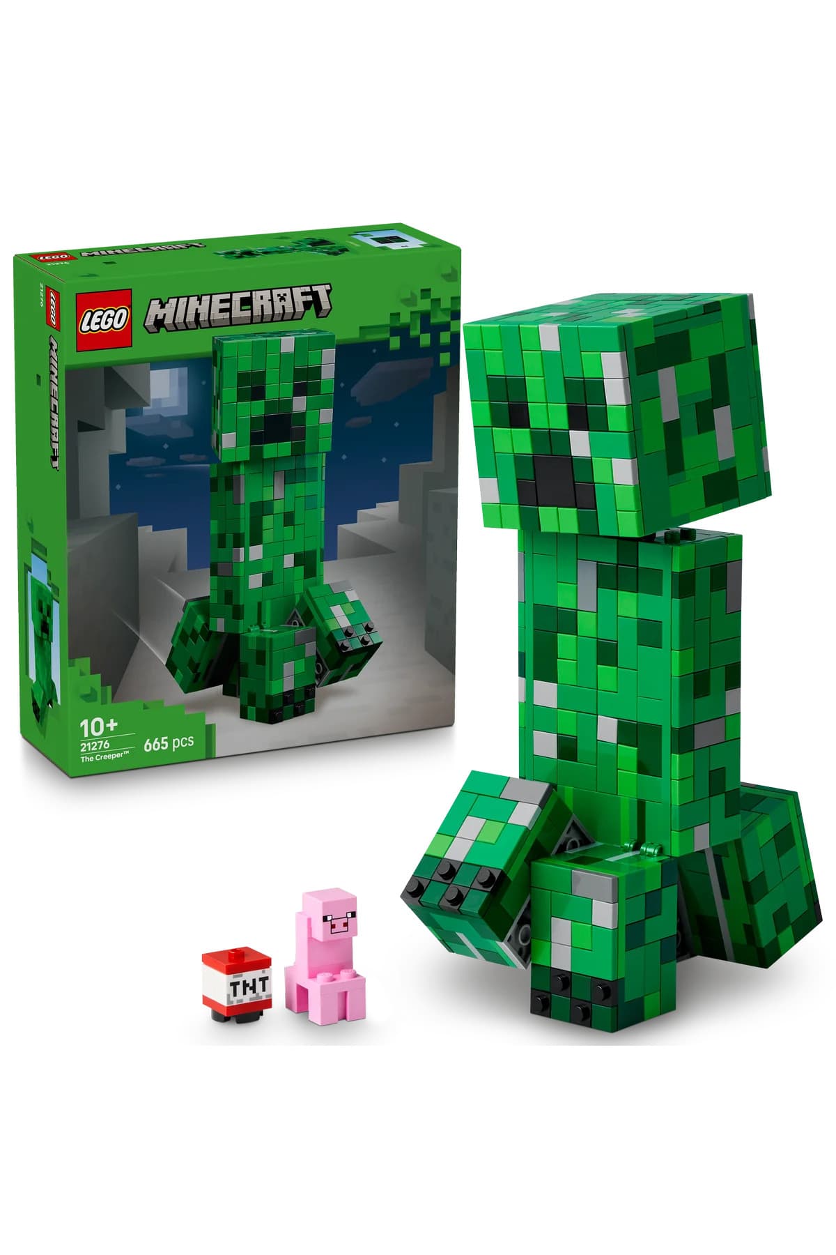 LEGO ® Minecraft® Creeper™ 21276 - 10+ Çocuklar için Yaratıcı Oyuncak Yapım Seti (665P)