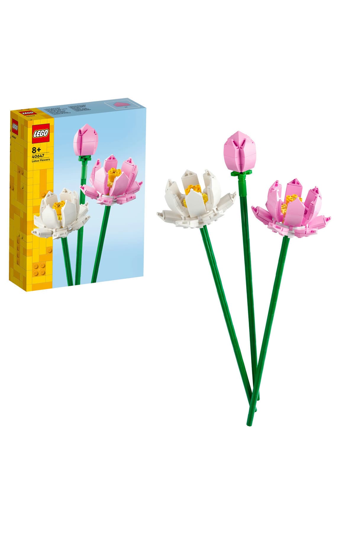 LEGO ® Lotus Çiçekleri 40647 - 8 Yaş ve Üzeri için Oyuncak Yapım Seti (220 Parça)