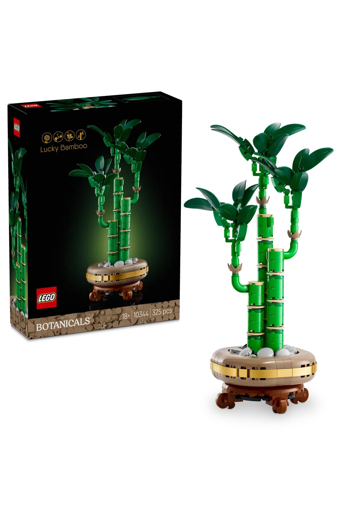 LEGO ® Botanicals Şans Bambusu 10344 - 18+ Yapım Seti (325 Parça)