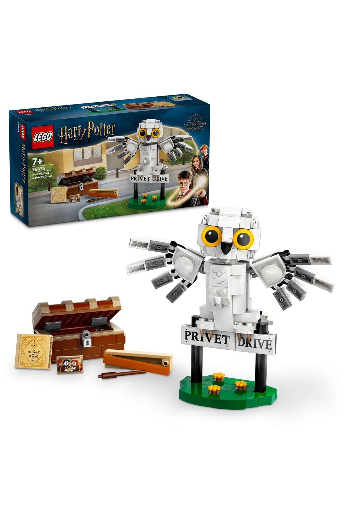 LEGO ® Harry Potter™ Hedwig™, Privet Drive 4 Numara’da 76425 - 7+ Oyuncak Yapım Seti (337 Parça)