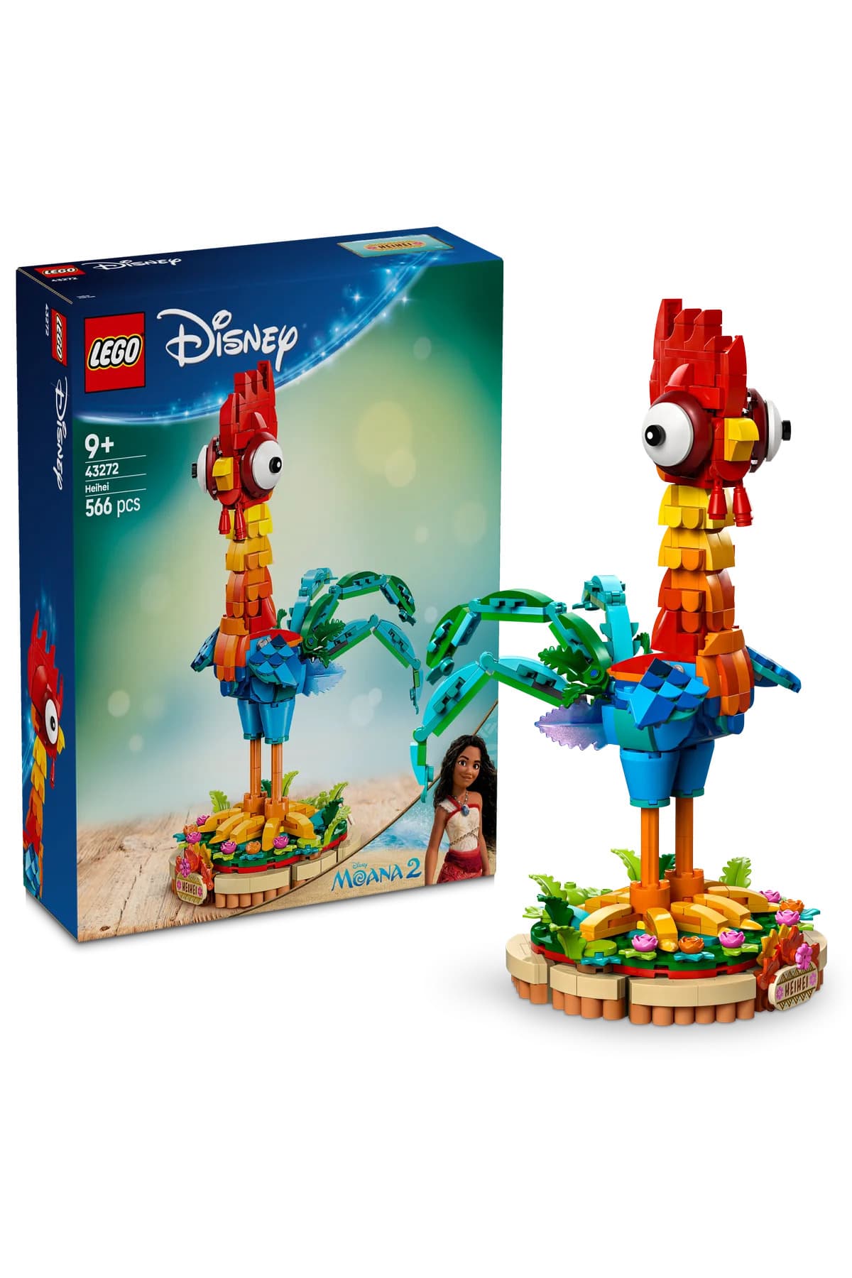 LEGO ® │ Disney Heihei 43272 - 9+ Oyuncak Yapım Seti (566 Parça)
