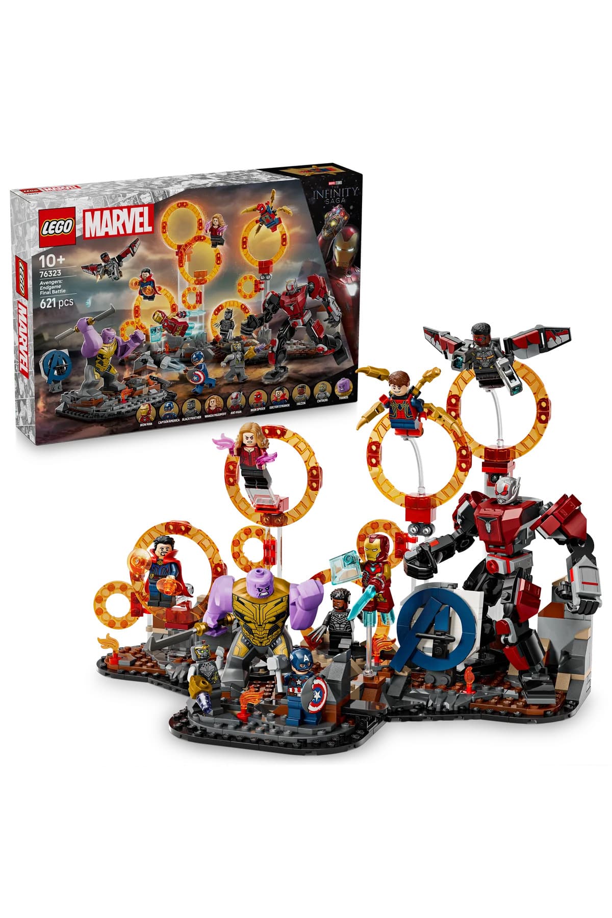 LEGO ® ǀ Marvel Avengers: Endgame Son Savaş 76323 - 10+ Çocuklar için Yaratıcı Oyuncak Yapım Seti (621P)