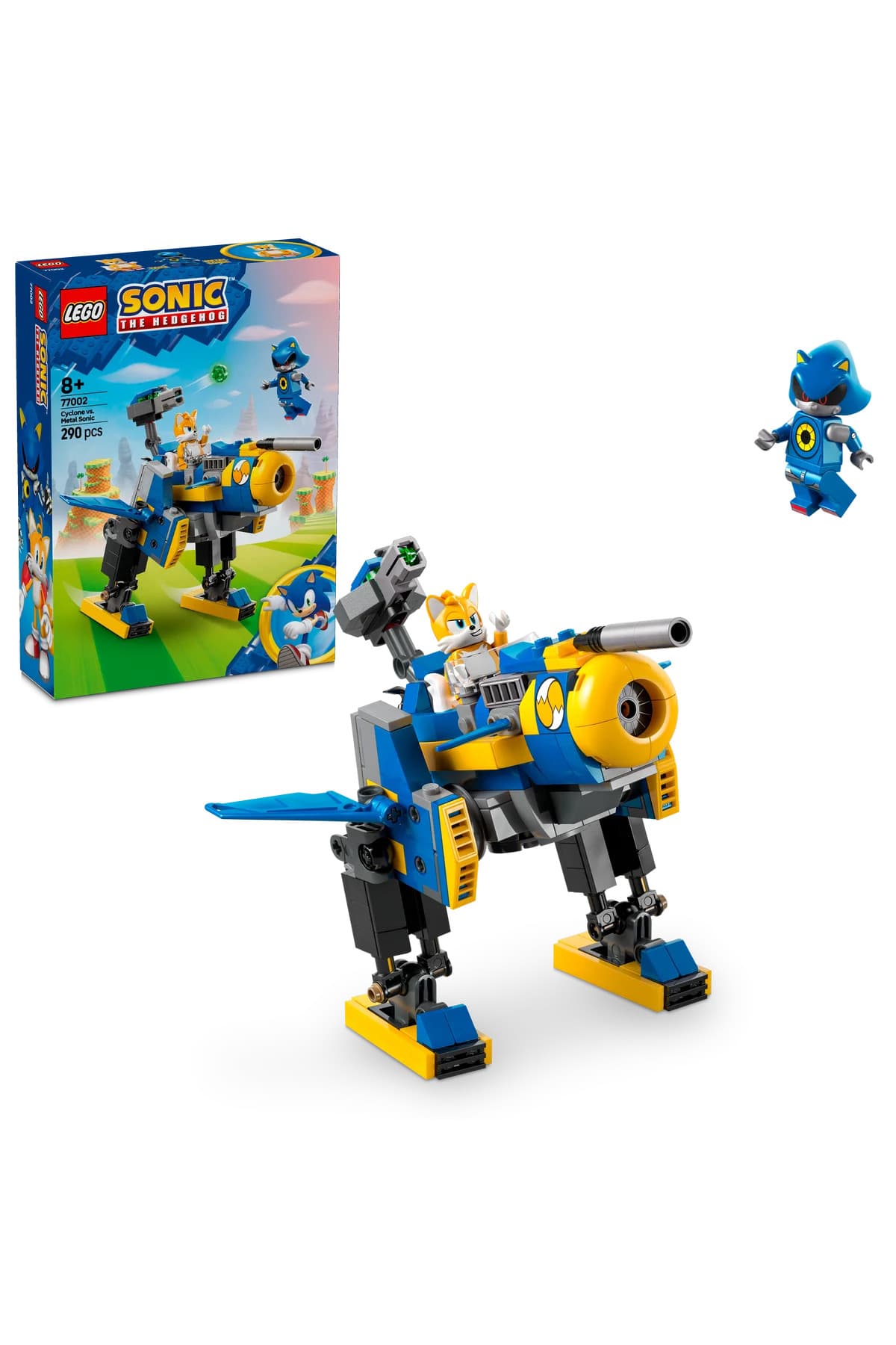 LEGO ® Sonic the Hedgehog™ Cyclone, Metal Sonic’e Karşı 77002 - 8+ Oyuncak Yapım Seti (290 Parça)