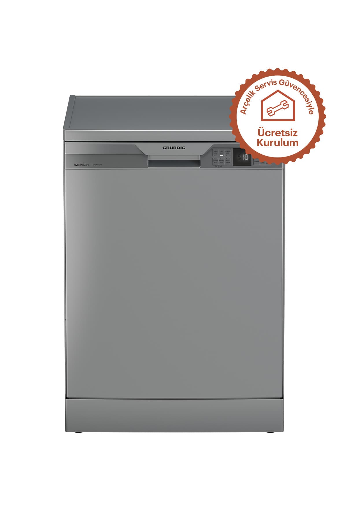 Grundig Gpdf 5701 Silver 5 Programlı Bulaşık Makinesi
