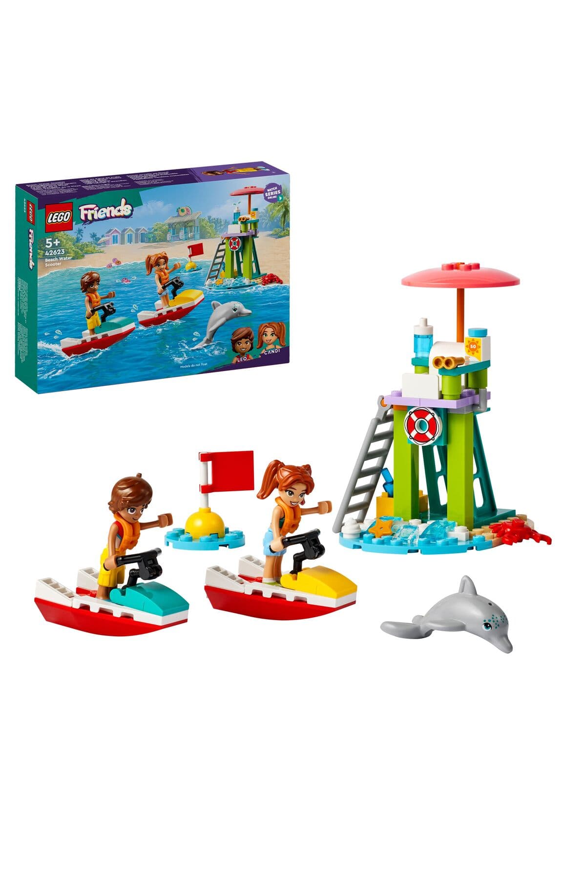 LEGO ® Friends Plaj Su Motoru 42623 - 5+ Oyuncak Yapım Seti (84Parça)