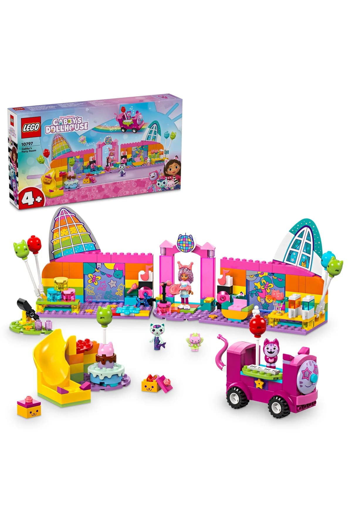 LEGO ® Gabby’s Dollhouse Gabby’nin Parti Odası 10797 - 4+ Çocuklar için Oyuncak Yapım Seti (252P)