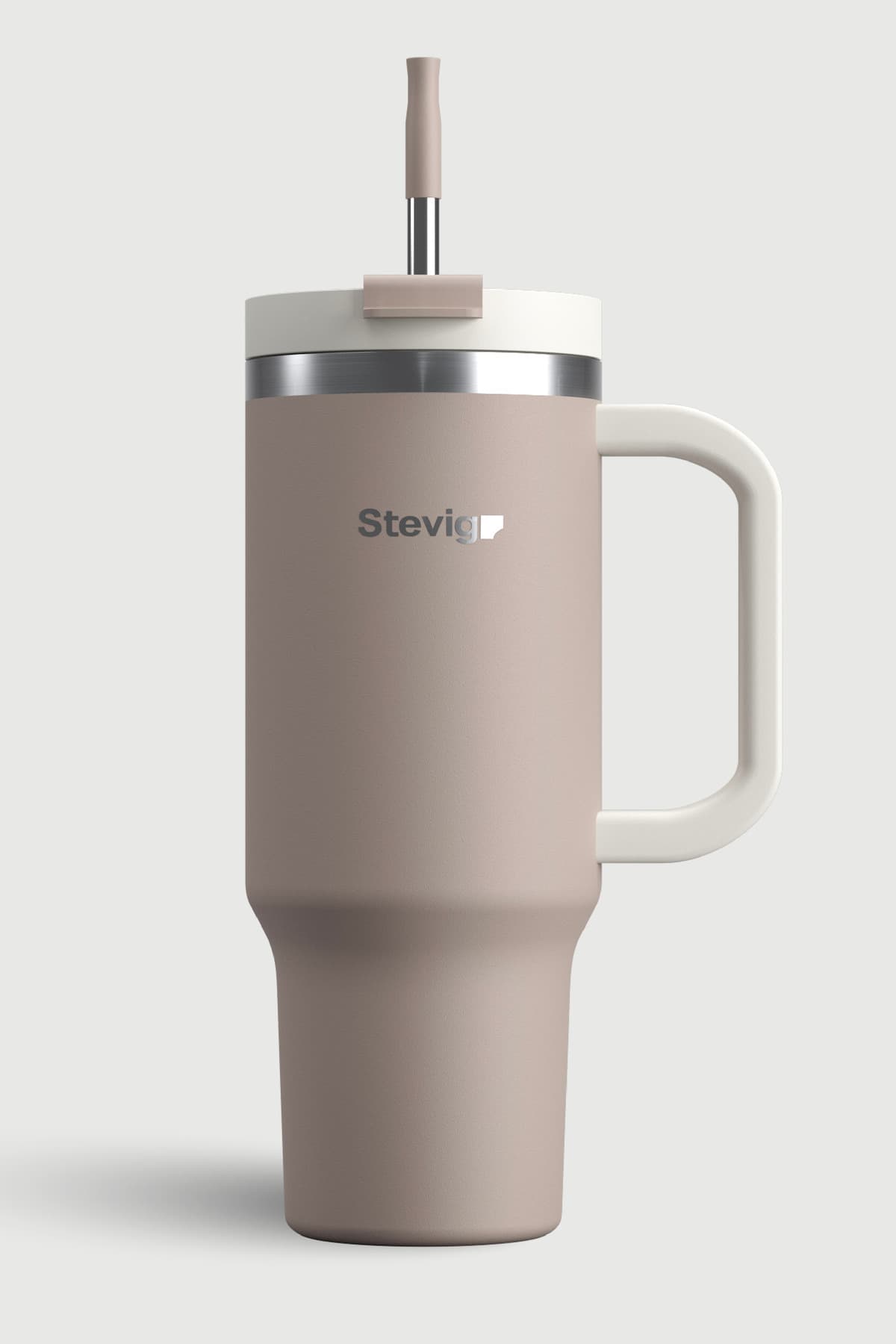 Stevig 2 Moods Tuck-in Tumbler Sızdırmaz Çelik Termos 900 ML Pure Cashmere ST-243
