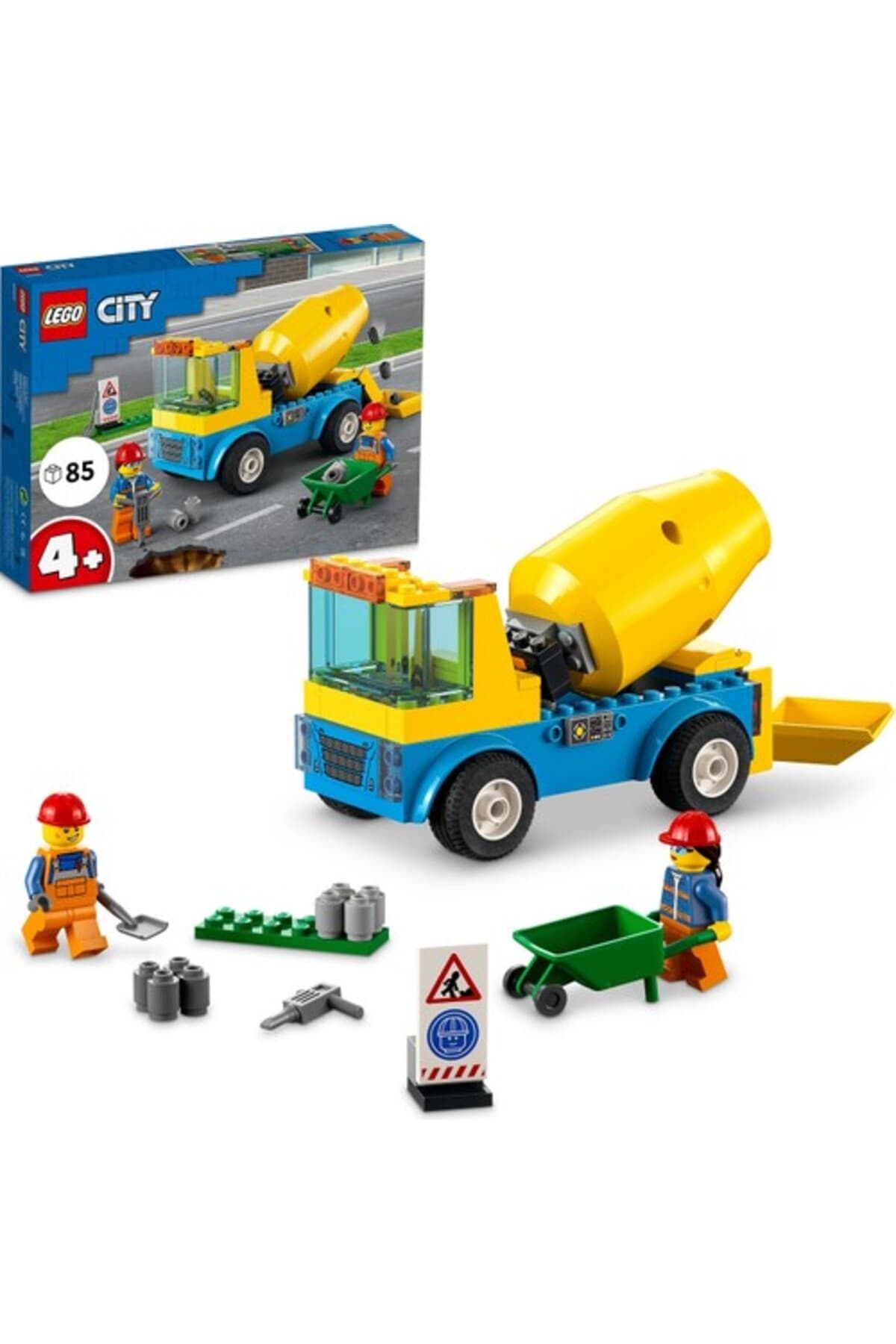 LEGO City 60325 Cement Mixer Truck