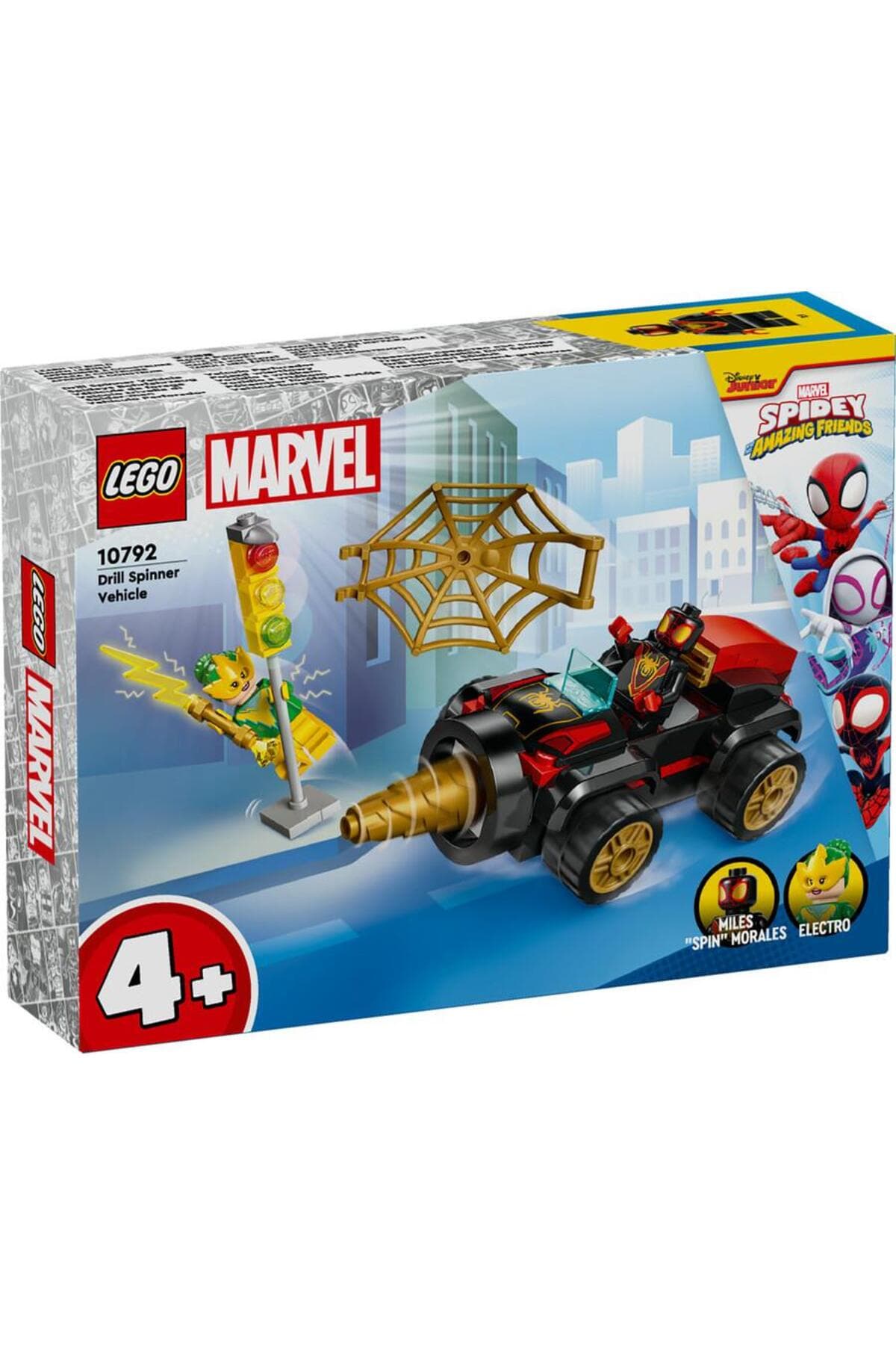 LEGO ® | Marvel Döner Burgulu Araç 10792 - 4 Yaş ve Üzeri İçin Yapım Seti (58 Parça)