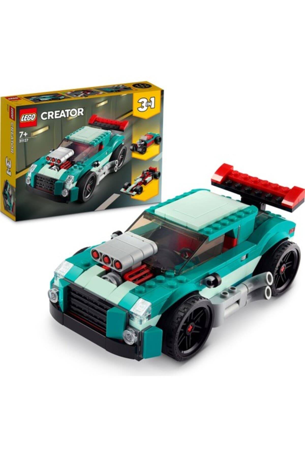 LEGO ® Creator 3’ü 1 Arada Sokak Yarışçısı 31127 - 7 Yaş ve Üzeri İçin Yapım Seti (258 Parça)