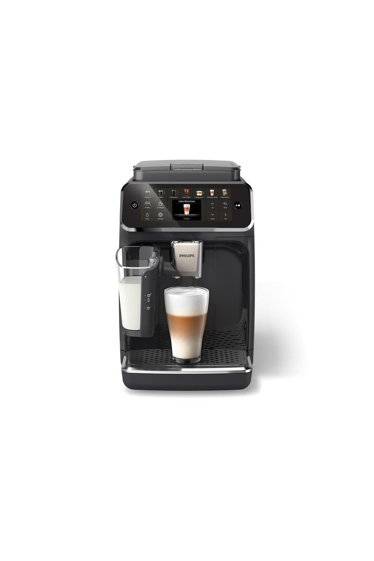 Philips 4400 Serisi LatteGo Tam Otomatik Espresso Makinesi 12 Sıcak ve Soğuk İçecek, QuickStart, EP4441/50
