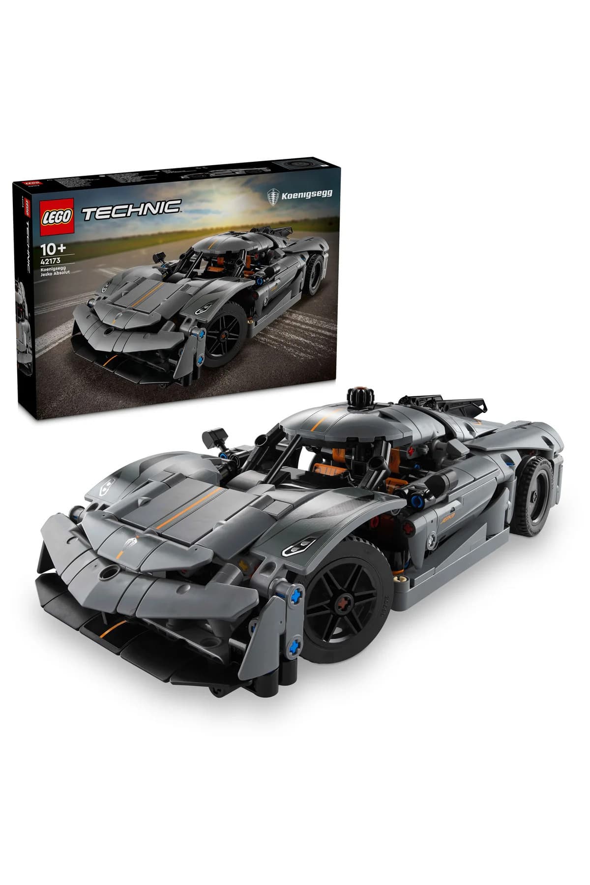 LEGO ® Technic Koenigsegg Jesko Absolut Gri Hiper Araba 42173 - 10+ Oyuncak Yapım Seti (801 Parça)
