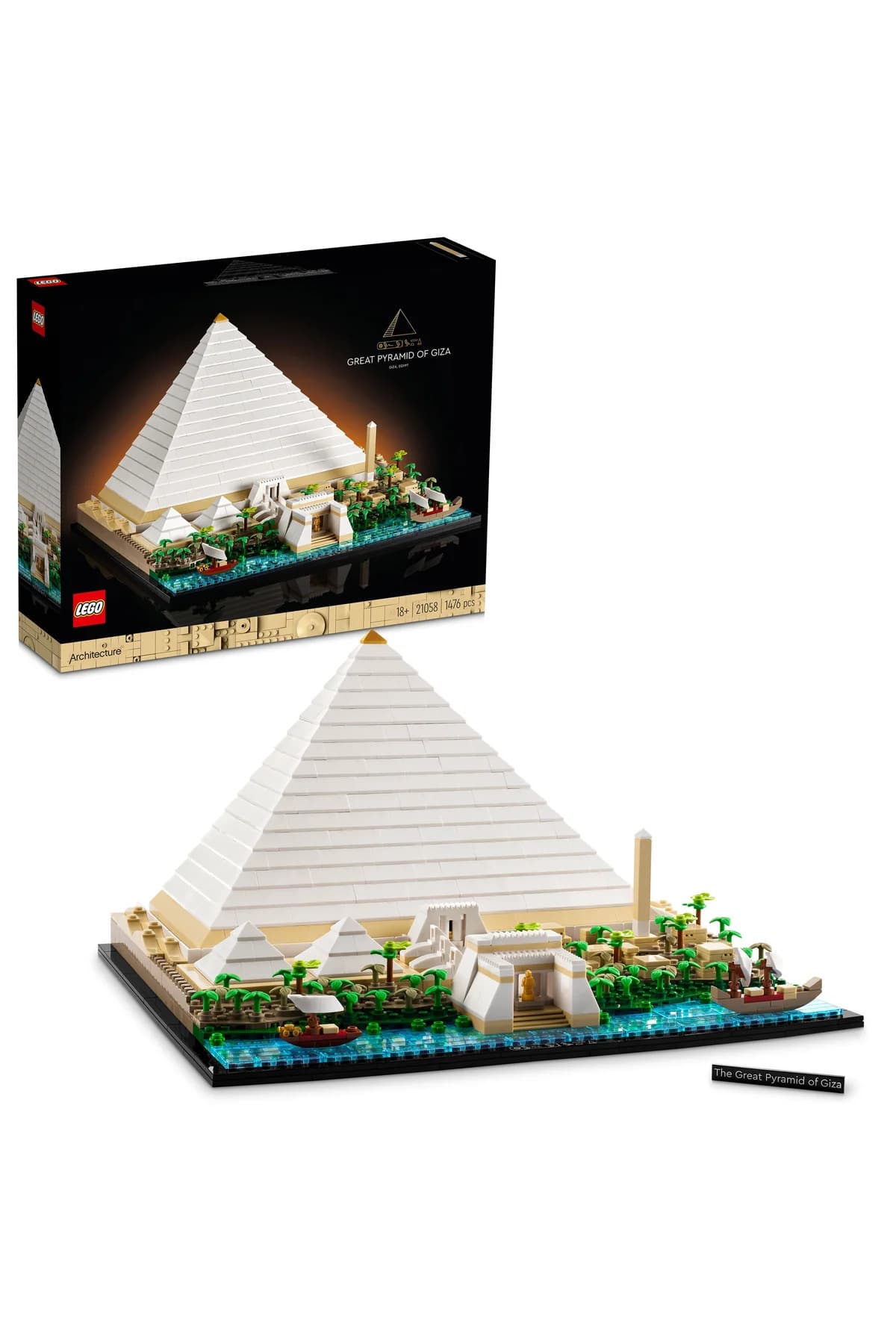 LEGO ® Architecture Keops Piramidi 21058 Yapım Seti (1476 Parça)
